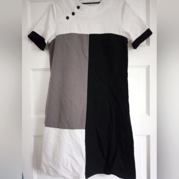 Vintage Dresses & Skirts - Color block "That Girl" vintage style dress